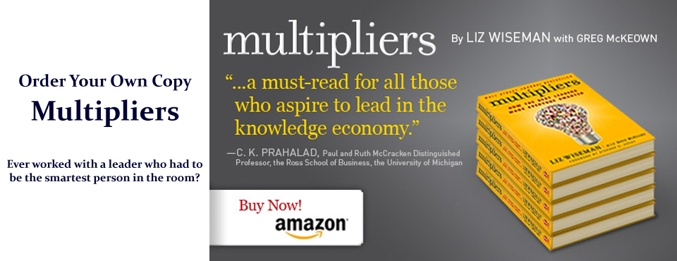 Click here to order your copy of Multipliers